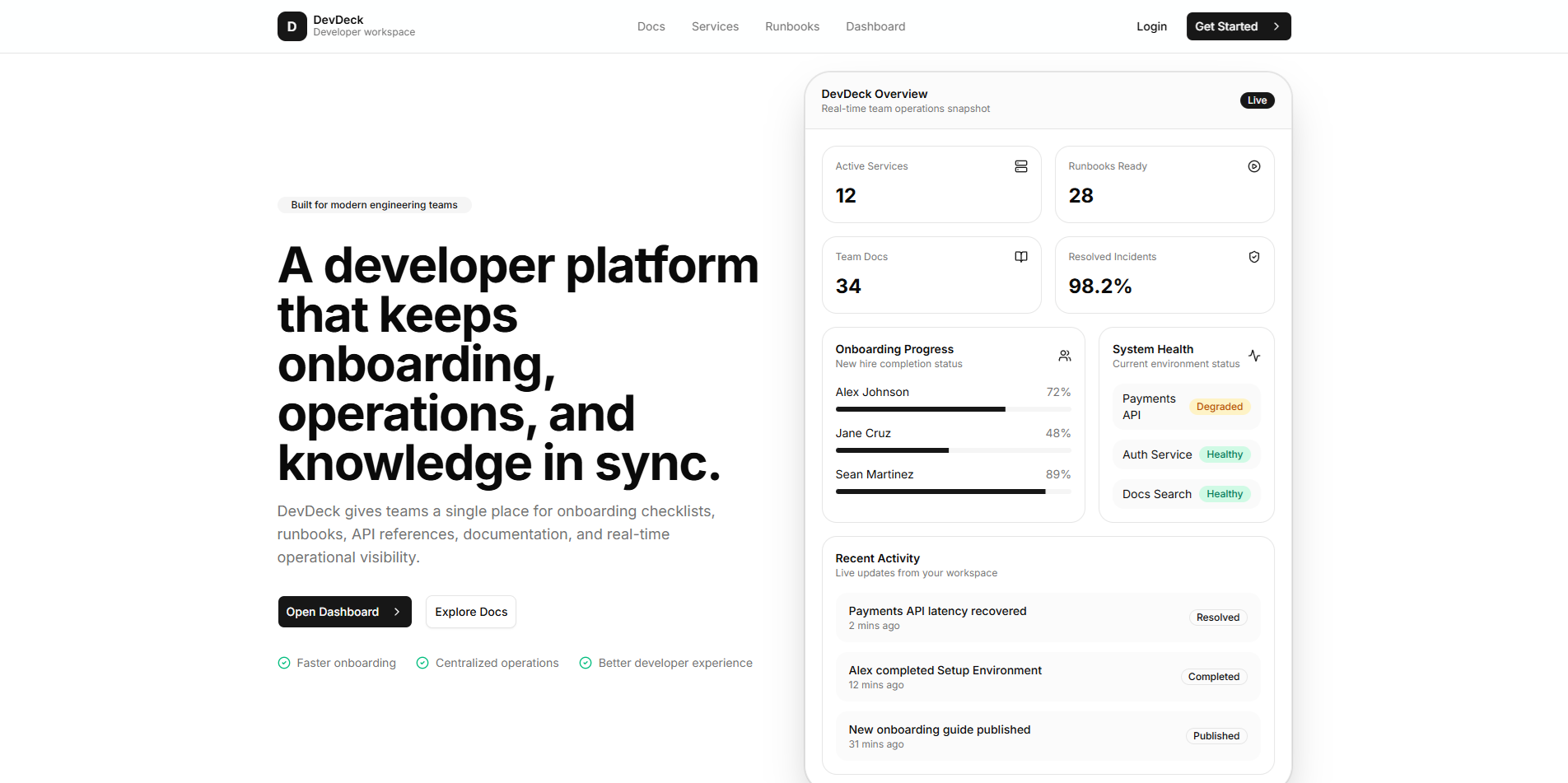 DevDeck preview